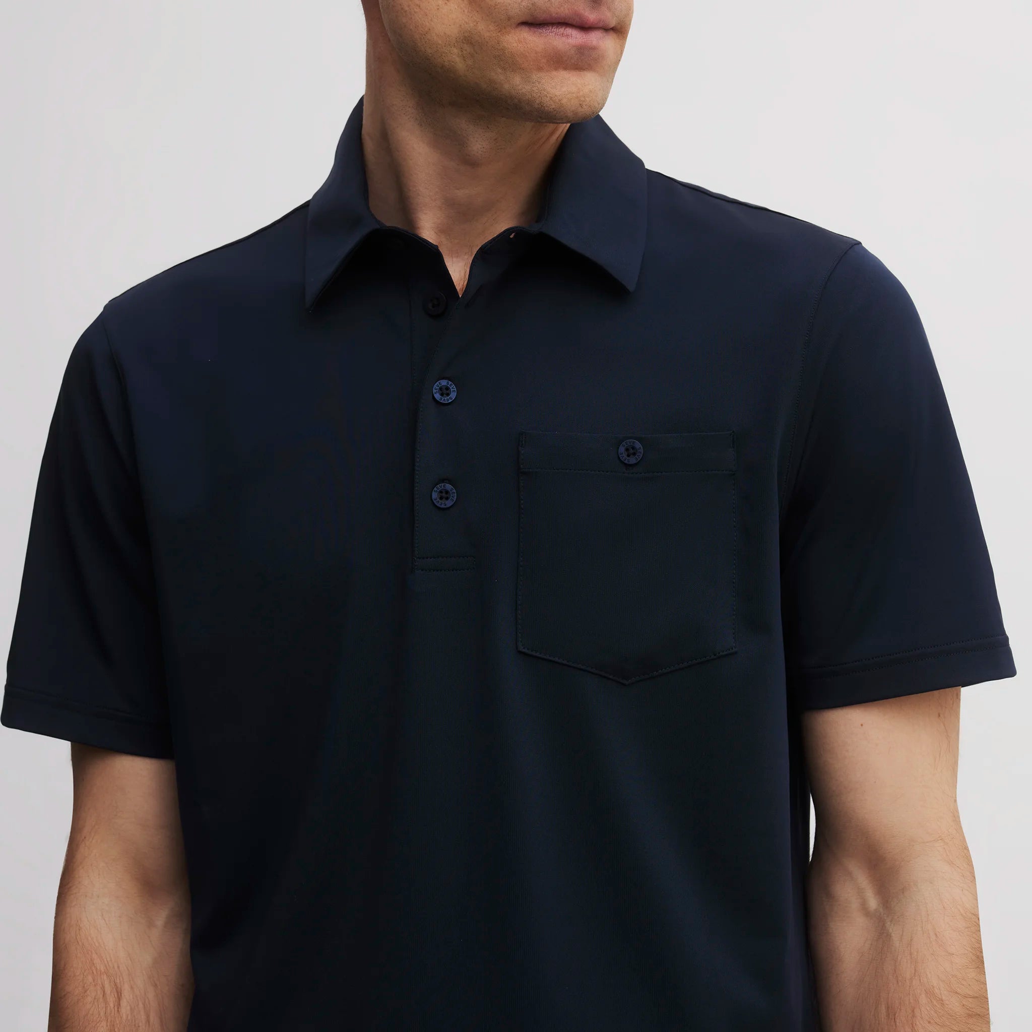 DUBLIN POCKET POLO SHIRT NAVY BLUE