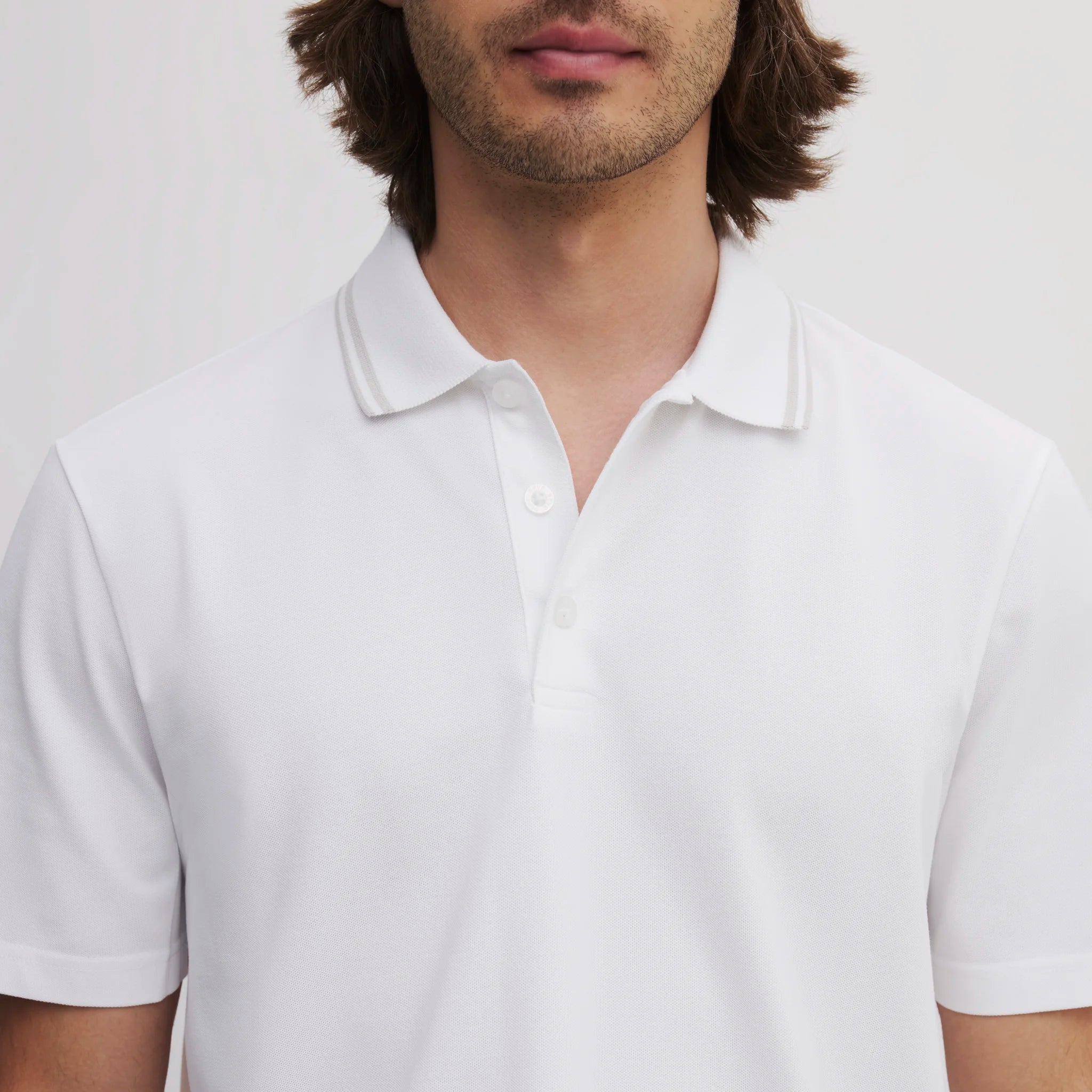 ICON COTTON POLO EGG WHITE