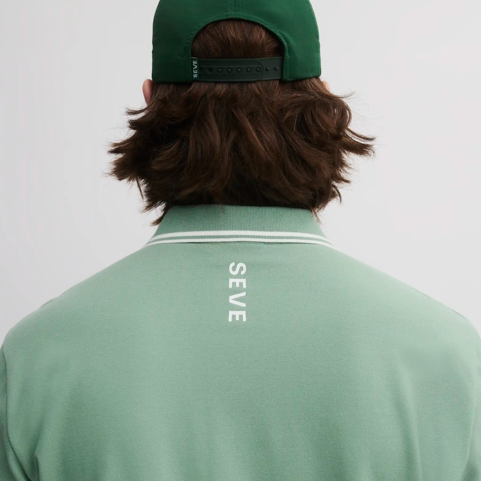 ICON COTTON POLO LS  FROSTY GREEN