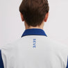 ICON BLOCK COTTON POLO ASH GREY/INK BLUE