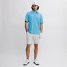 ICON ALLOVER POLO LIGHT BLUE