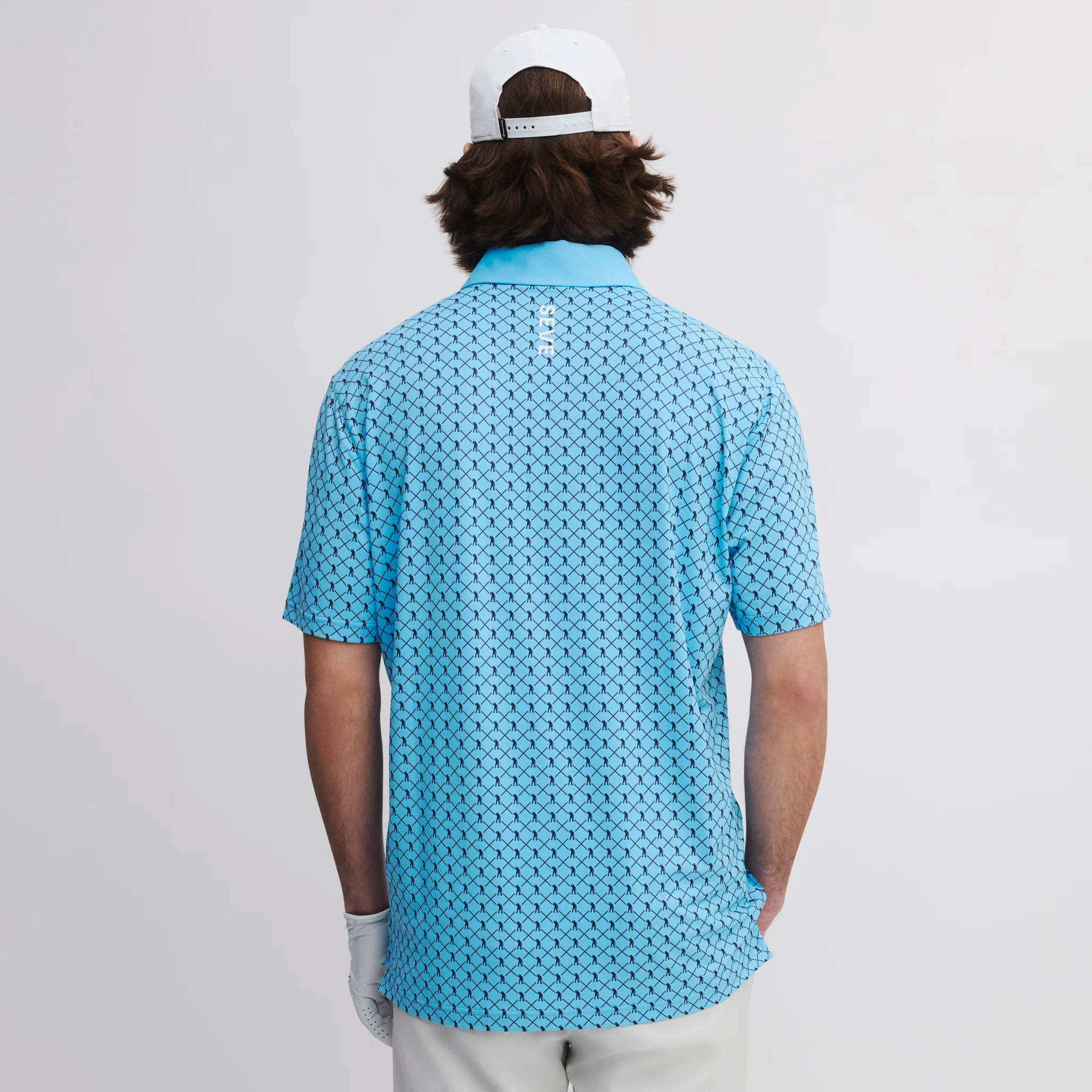 ICON ALLOVER POLO LIGHT BLUE
