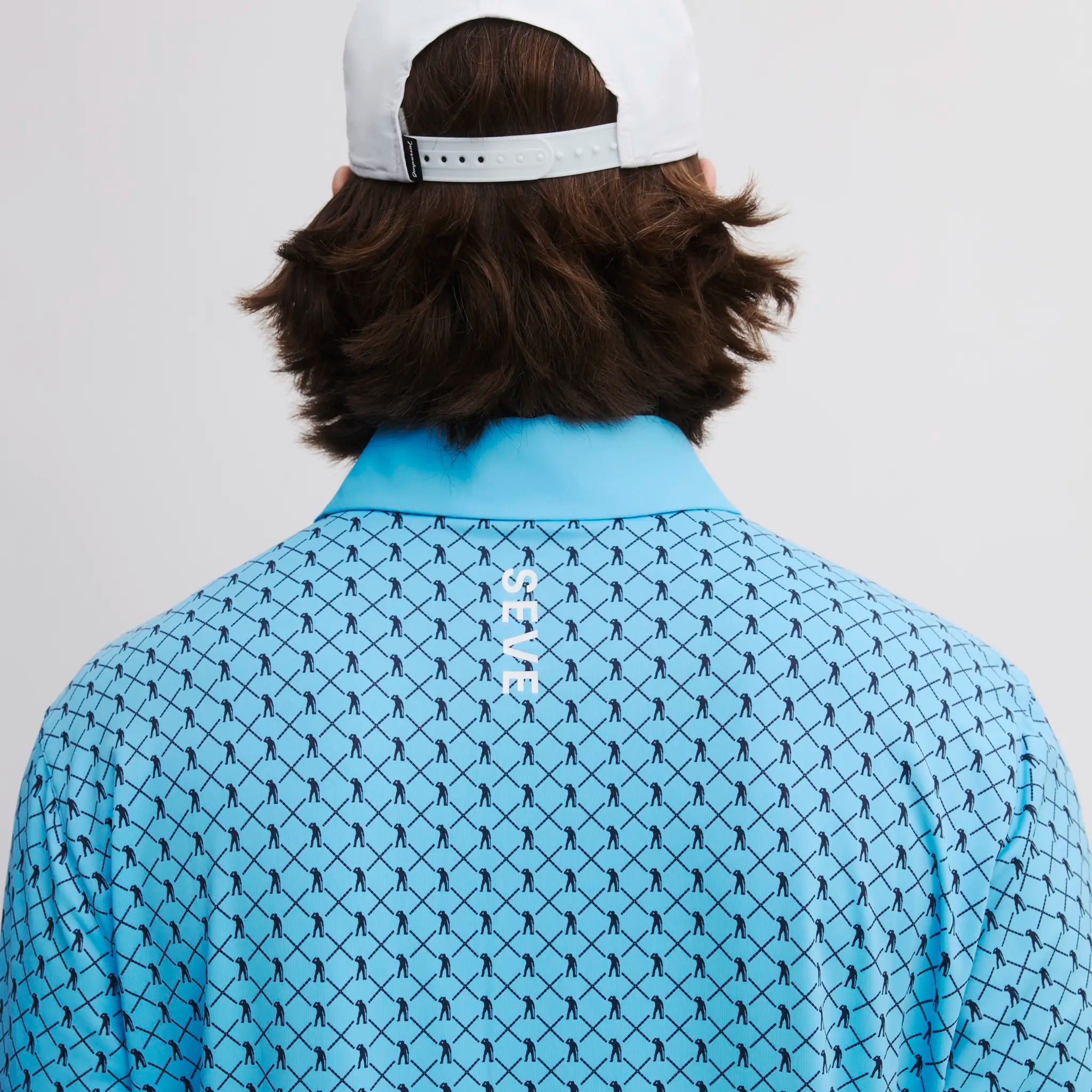 ICON ALLOVER POLO LIGHT BLUE