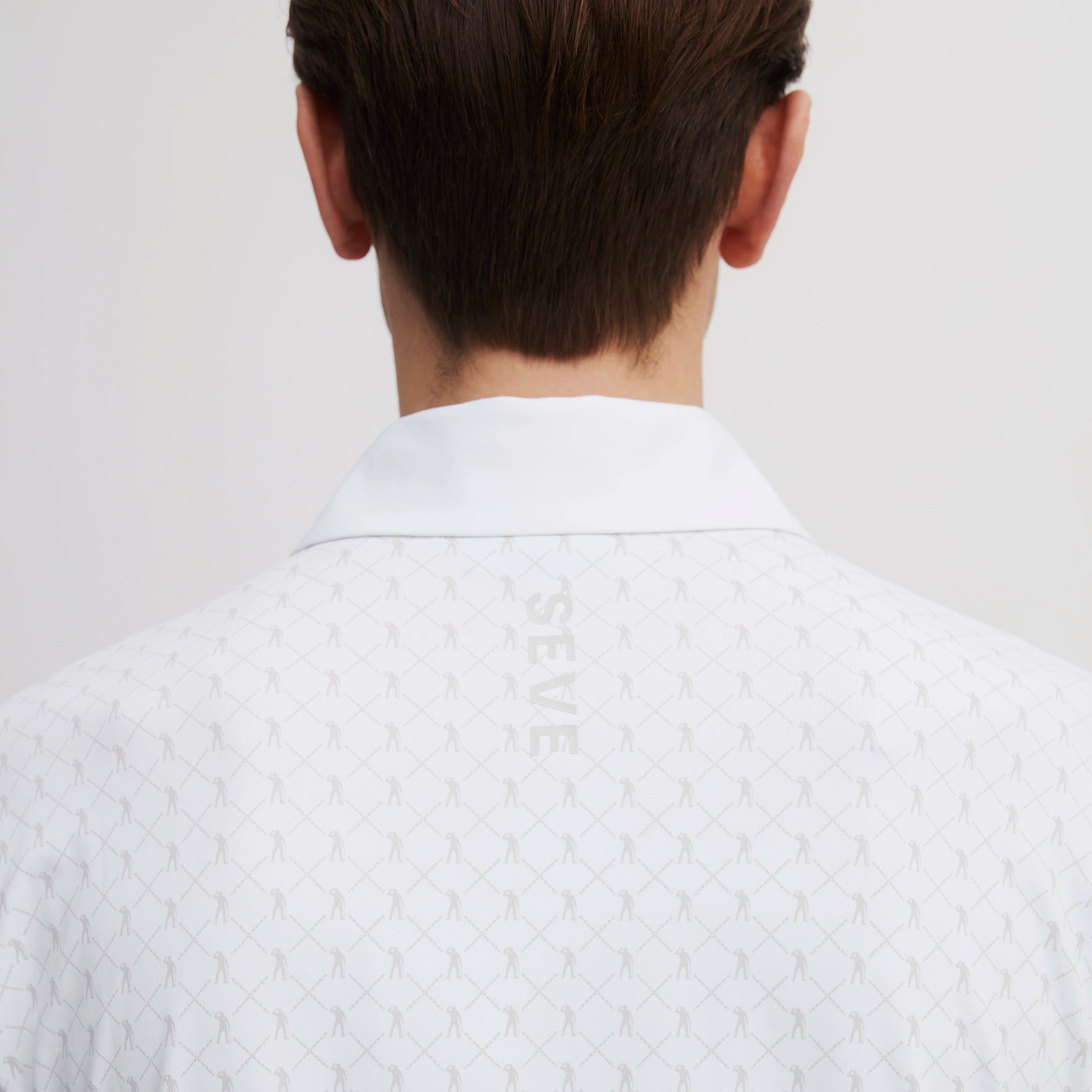 ICON ALLOVER POLO EGG WHITE