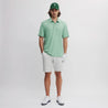 ICON ALLOVER POLO FROSTY GREEN
