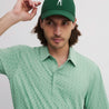 ICON ALLOVER POLO FROSTY GREEN