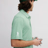 ICON ALLOVER POLO FROSTY GREEN