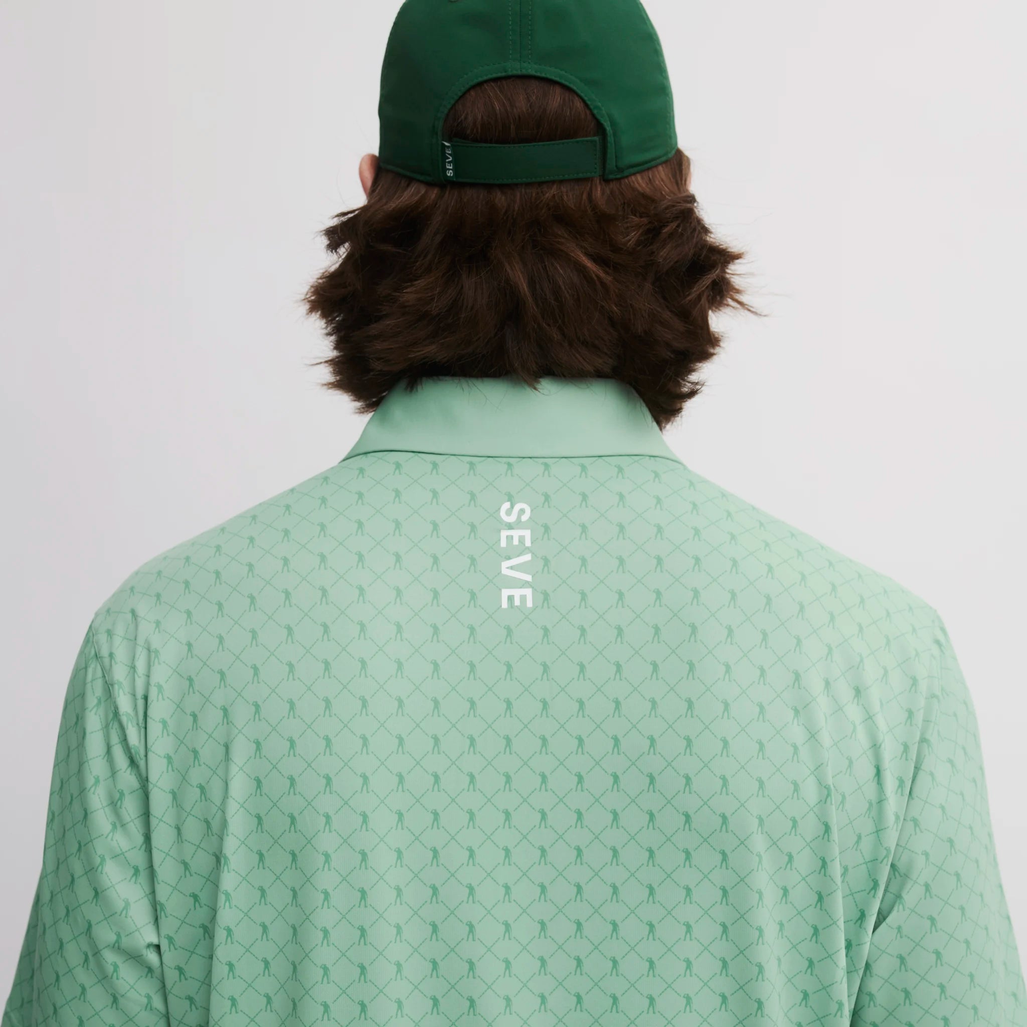 ICON ALLOVER POLO FROSTY GREEN