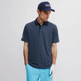 ICON ALLOVER POLO INK BLUE