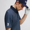 ICON ALLOVER POLO INK BLUE