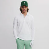 ICON COTTON POLO LS  EGG WHITE