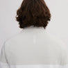 ICON BLOCK ROUND NECK SWEATER EGG WHITE/ASH GREY