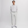 ICON WESTCHESTER MERINO QUARTER ZIP ASH GREY