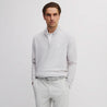 ICON WESTCHESTER MERINO QUARTER ZIP ASH GREY