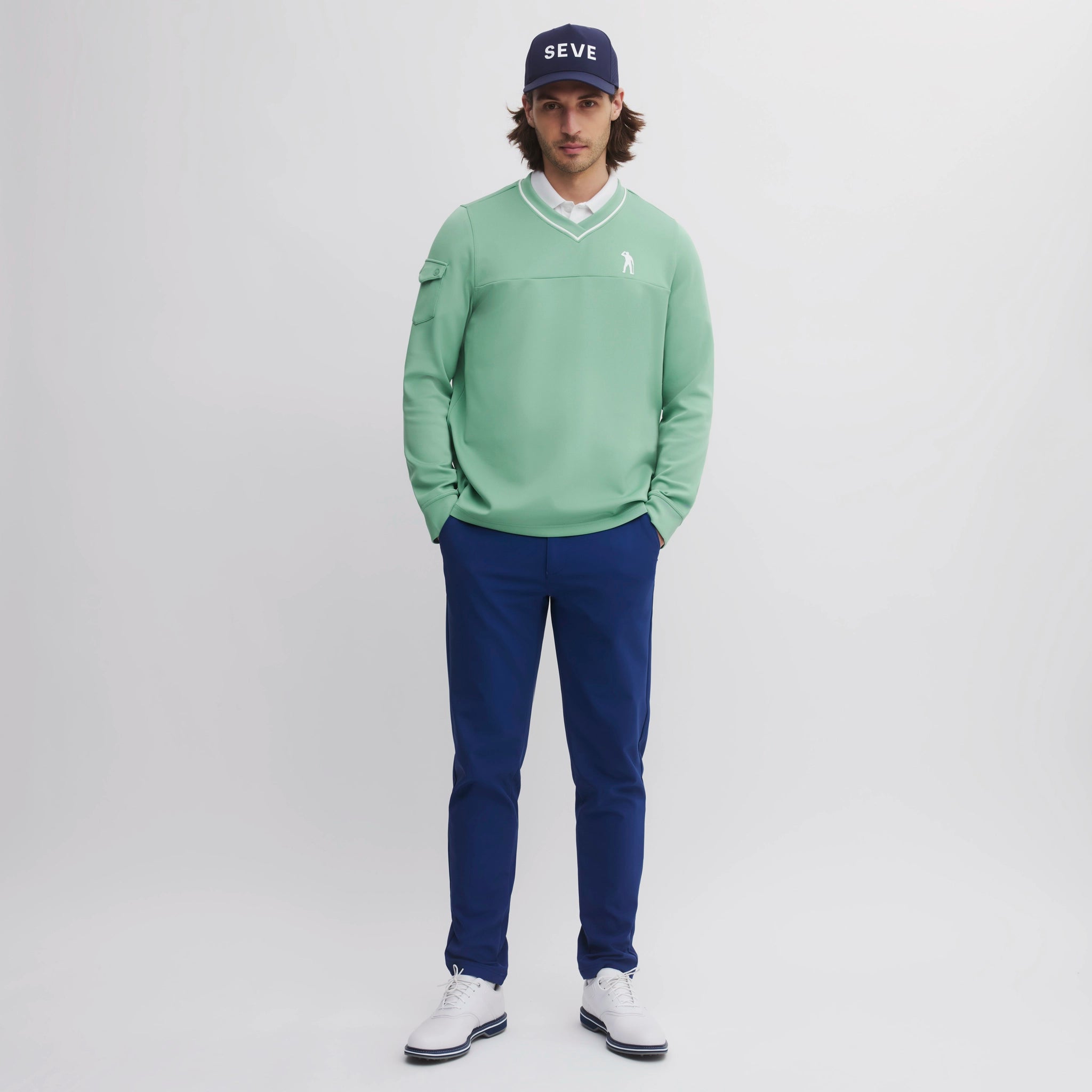ICON 3 IRON TECH SWEATER FROSTY GREEN