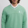 ICON 3 IRON TECH SWEATER FROSTY GREEN