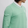 ICON 3 IRON TECH SWEATER FROSTY GREEN