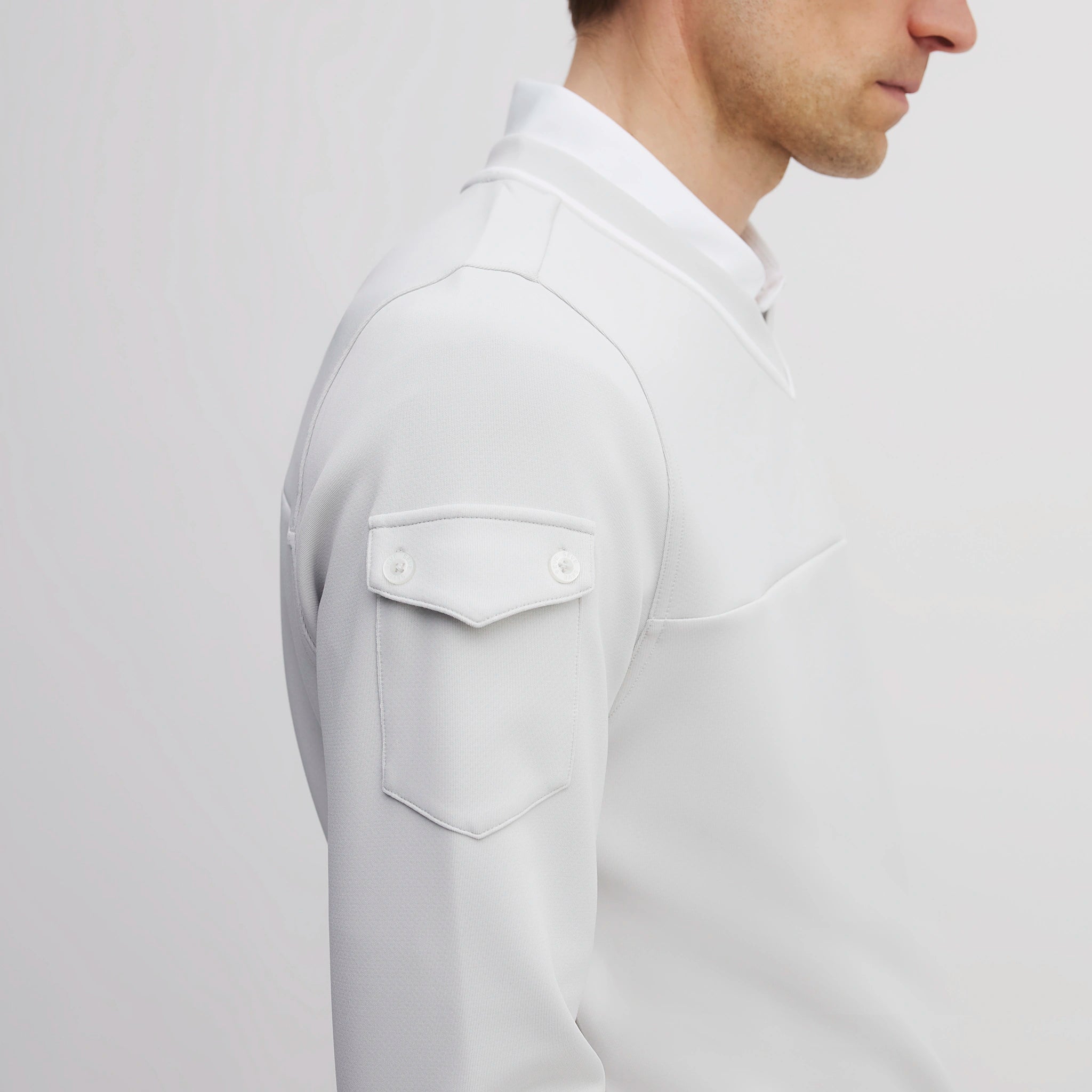 ICON 3 IRON TECH SWEATER ASH GREY