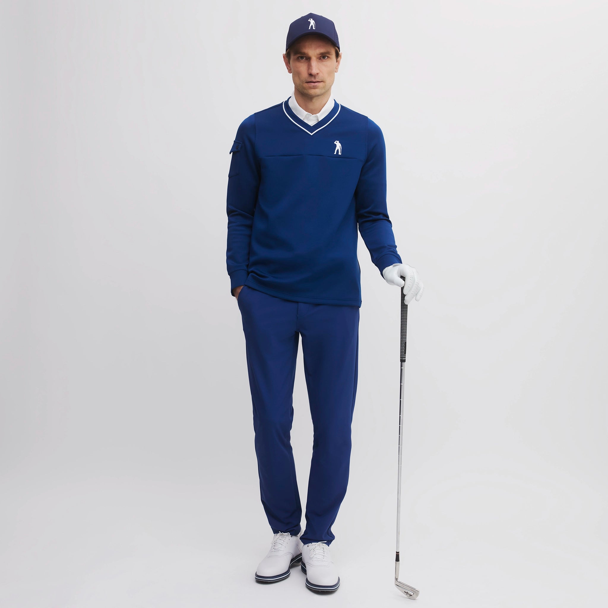 ICON 3 IRON TECH SWEATER INK BLUE