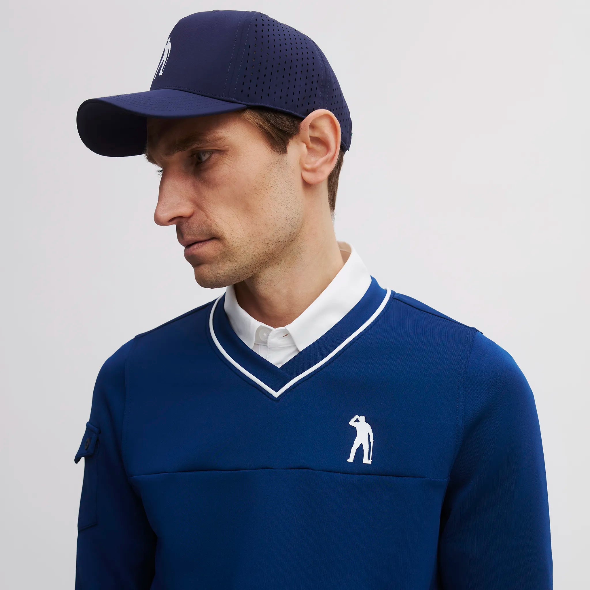 ICON 3 IRON TECH SWEATER INK BLUE
