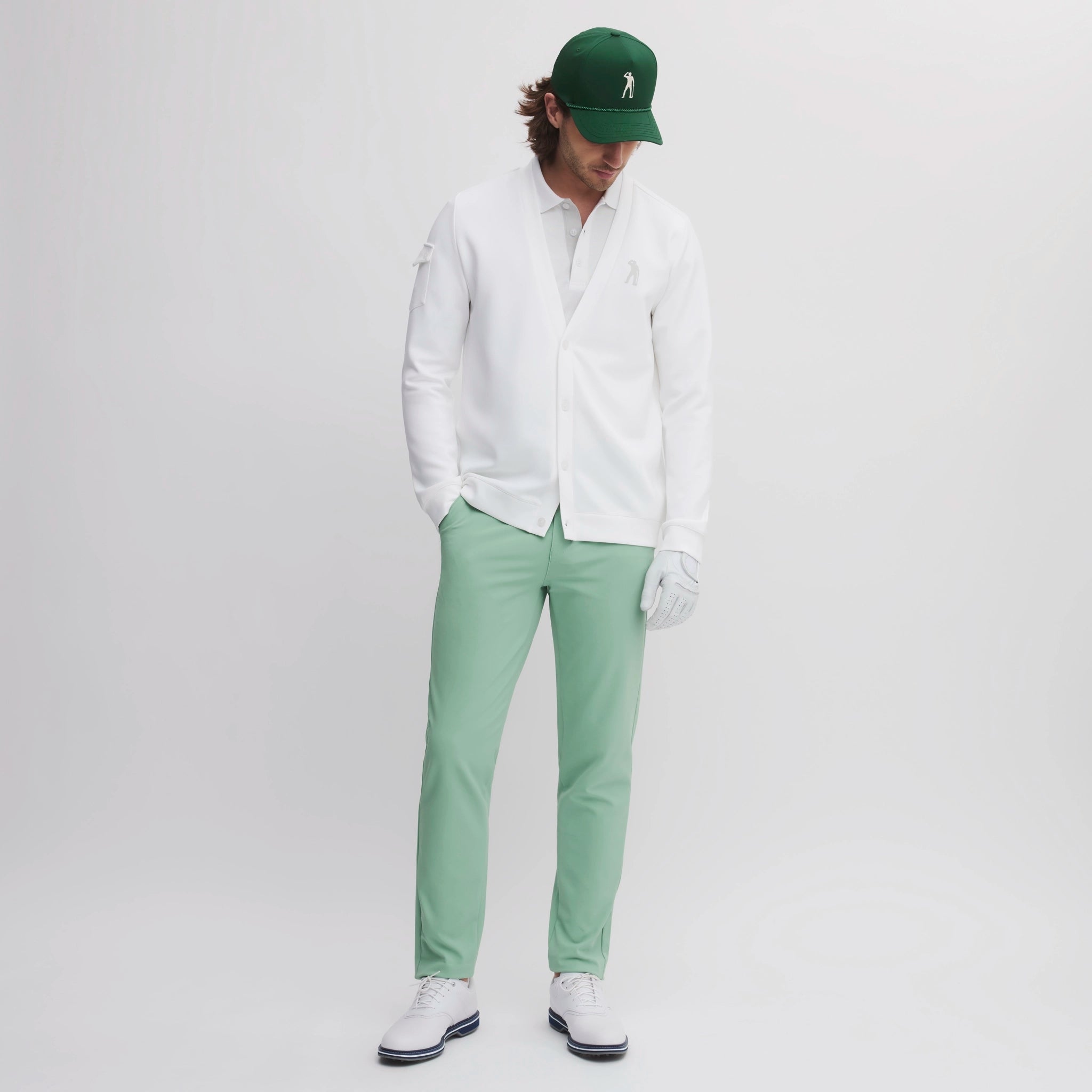 ICON 3 IRON TECH CARDIGAN EGG WHITE
