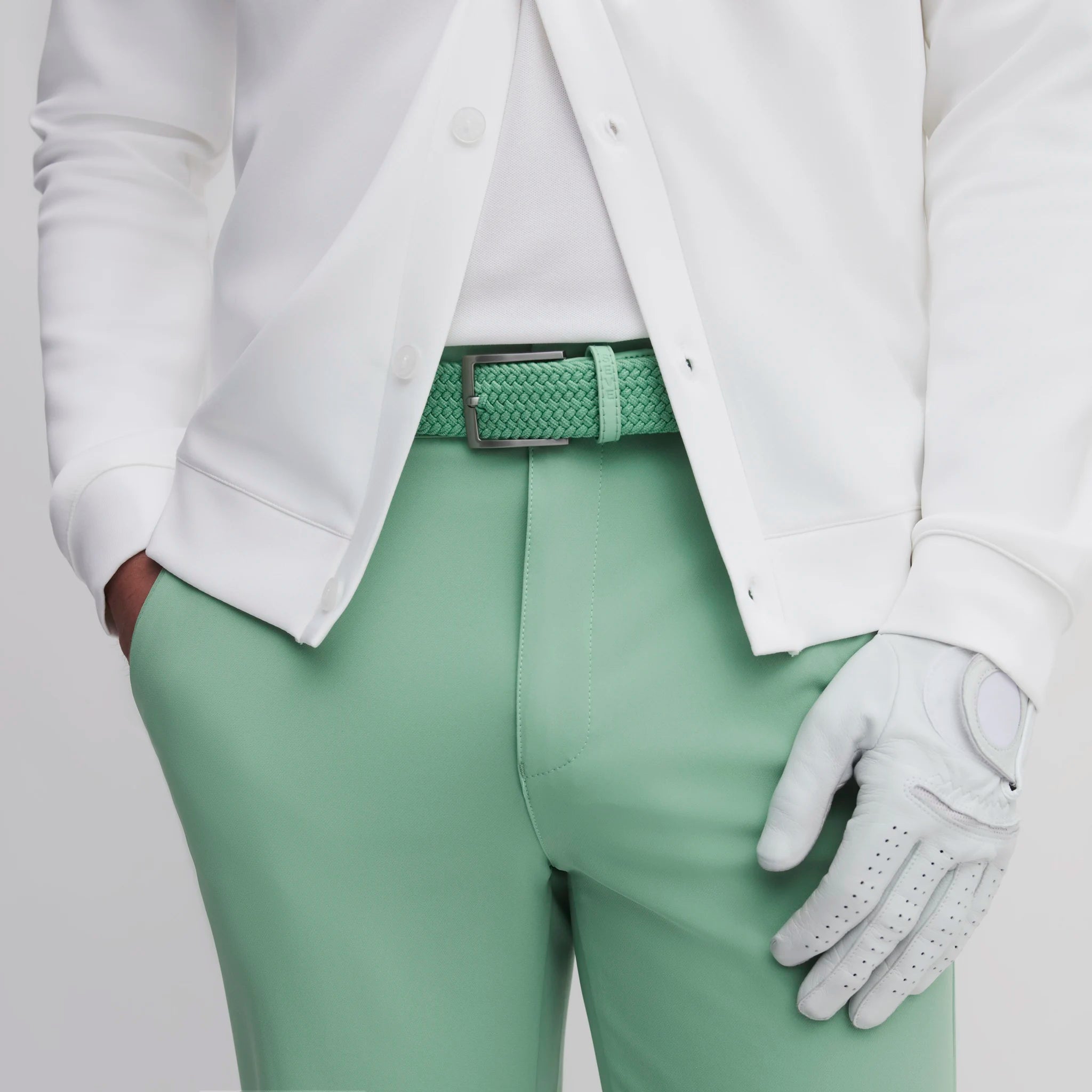 ICON 3 IRON TECH CARDIGAN EGG WHITE