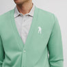 ICON 3 IRON TECH CARDIGAN FROSTY GREEN