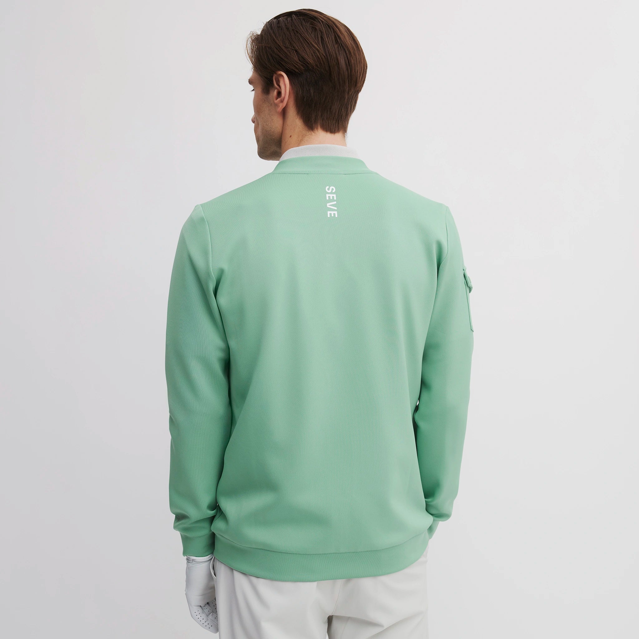 ICON 3 IRON TECH CARDIGAN FROSTY GREEN