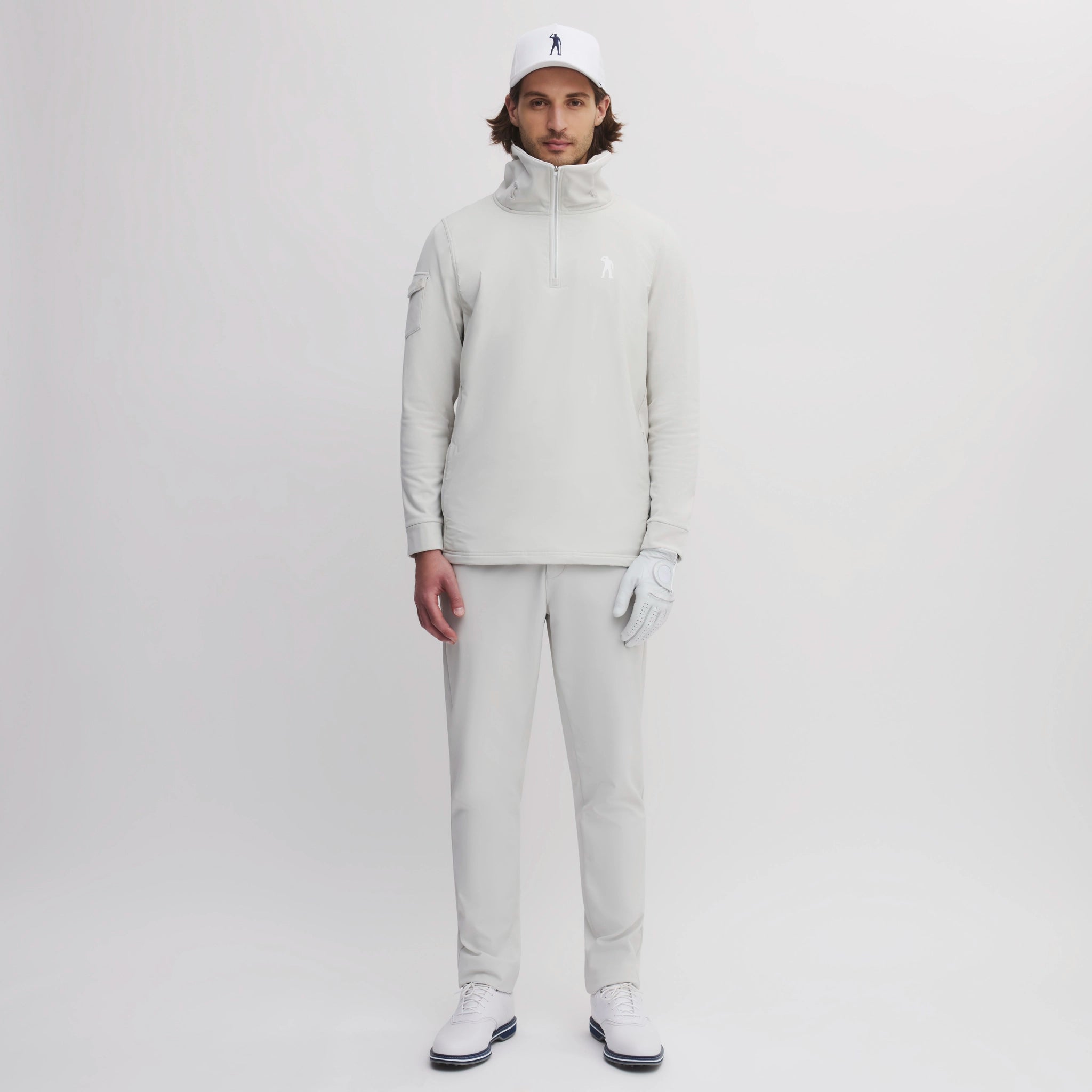 ICON CAPITAN HALF HOODIE ASH GREY