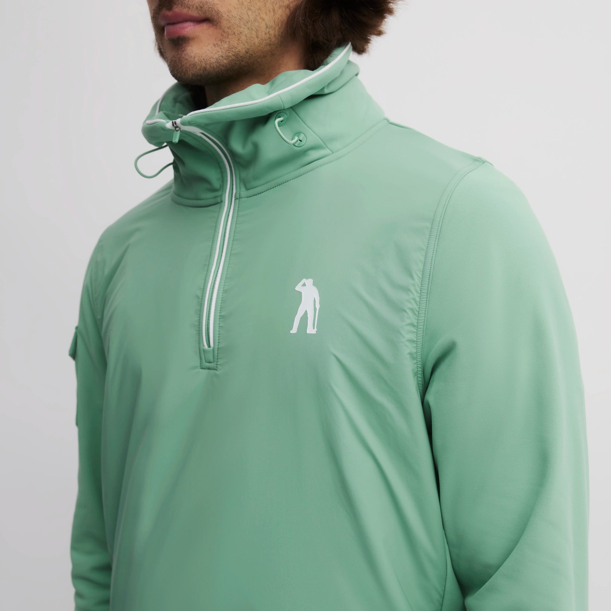 ICON CAPITAN HALF HOODIE FROSTY GREEN