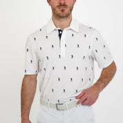 SEVE ALLOVER POLO II EMERSON WHITE