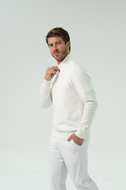 8424 KNITTED SWEATER EMERSON WHITE