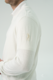 8424 KNITTED SWEATER EMERSON WHITE