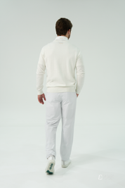 8424 KNITTED SWEATER EMERSON WHITE