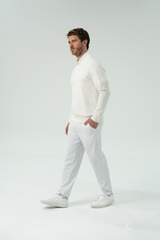 8424 KNITTED SWEATER EMERSON WHITE