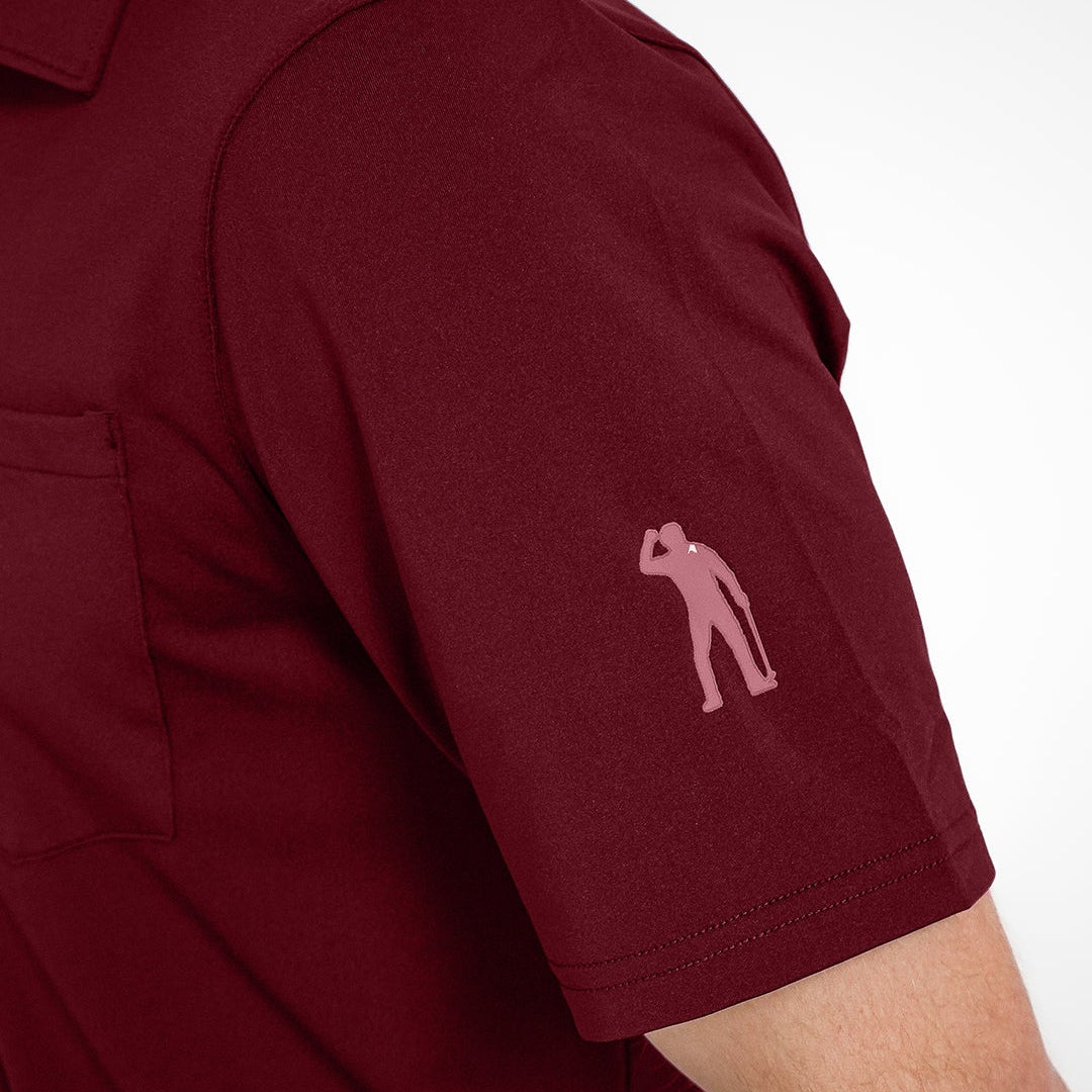 DUBLIN POCKET POLO SHIRT BURGUNDY