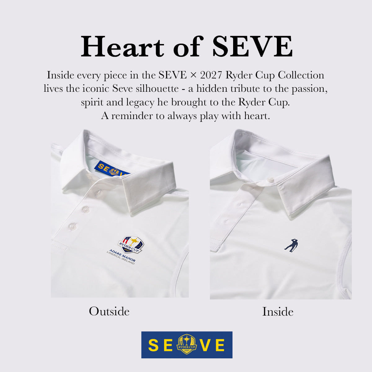 SEVE X RYDER CUP POLO - WHITE