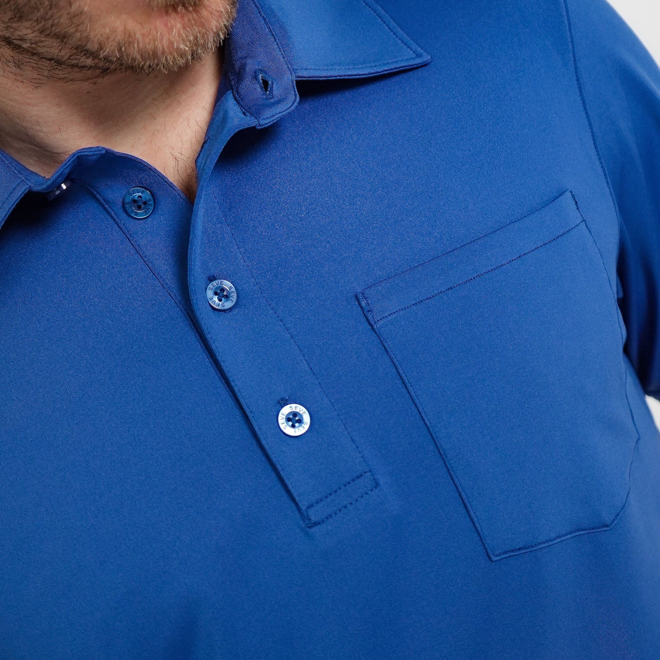 DUBLIN POCKET POLO SHIRT FUNCTIONAL BLUE