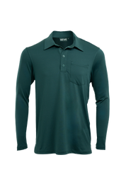 YOKOHAMA POCKET POLO DEEP GREEN